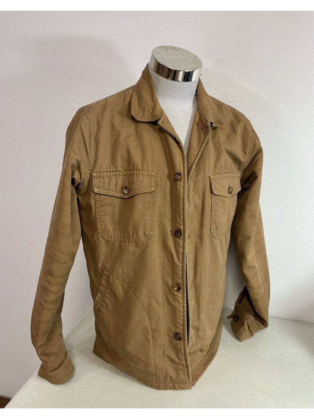 Woolrich Canvas Utility Jacket Barn Coat Mens Medium